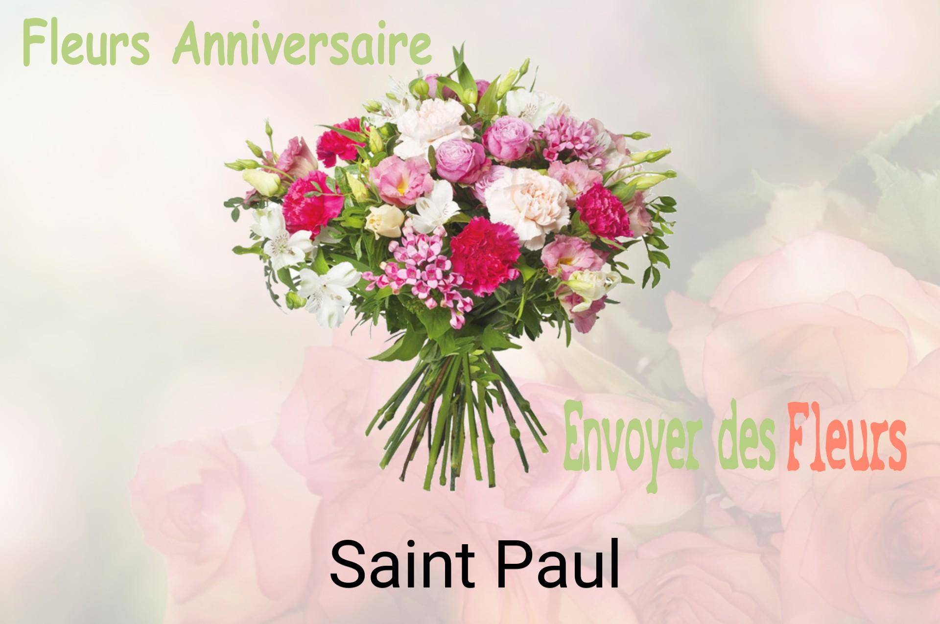 Bouquet de fleurs d’anniversaire livré à Saint-Paul