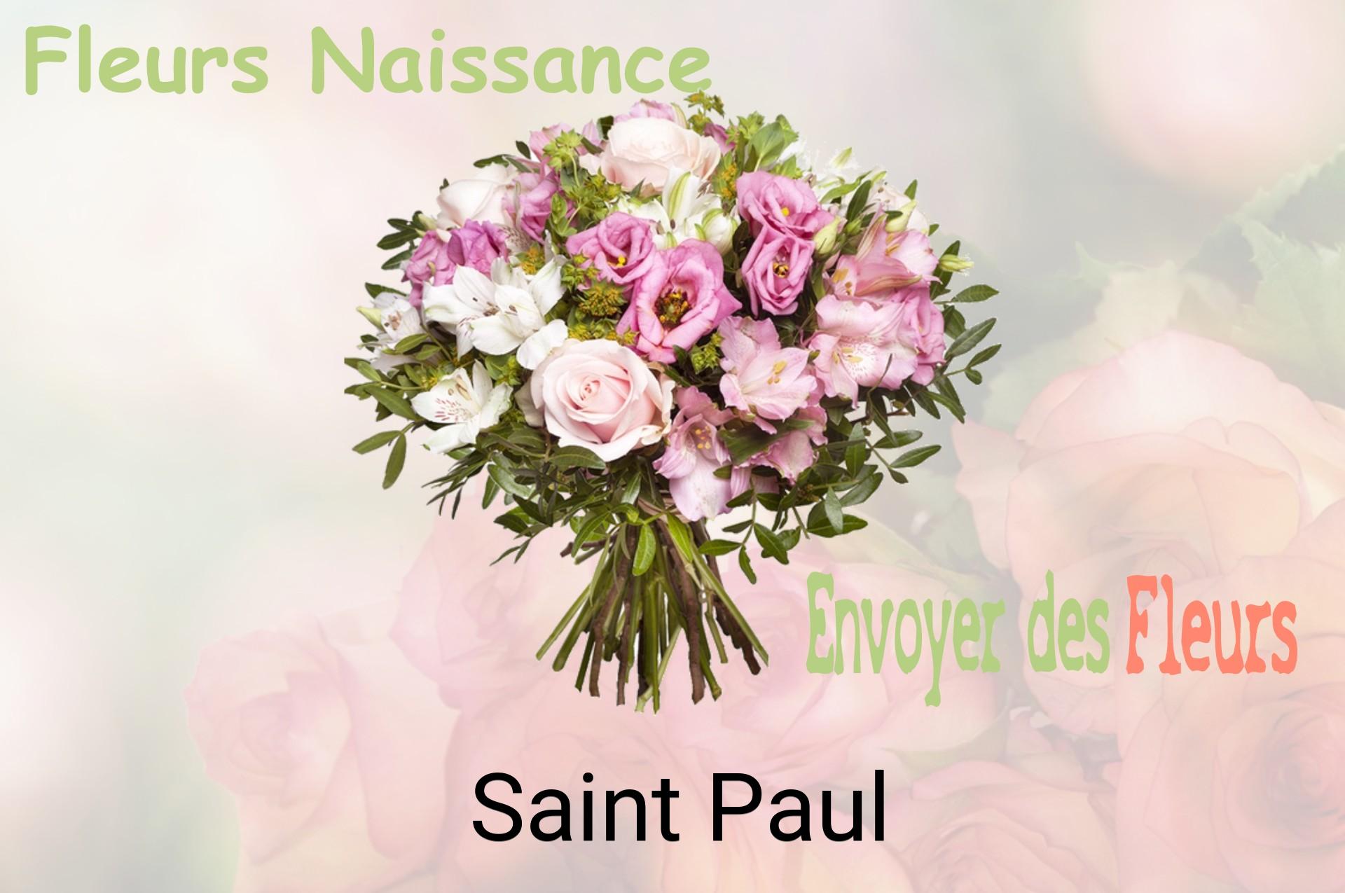 Bouquet de fleurs de naissance livré à Saint-Paul