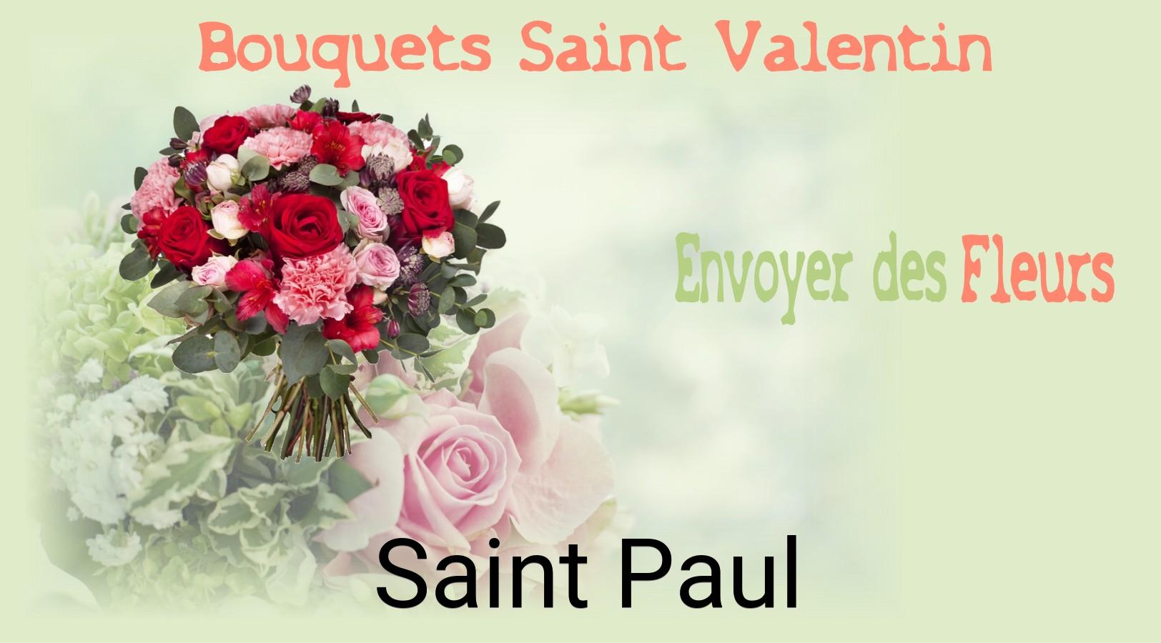 Roses de Saint-Valentin livrées à Saint-Paul